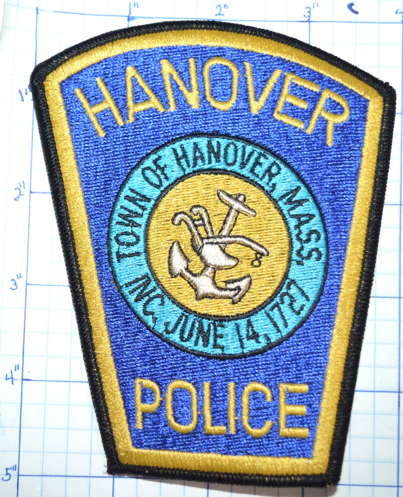 MASSACHUSETTS, HANOVER POLICE DEPT PATCH