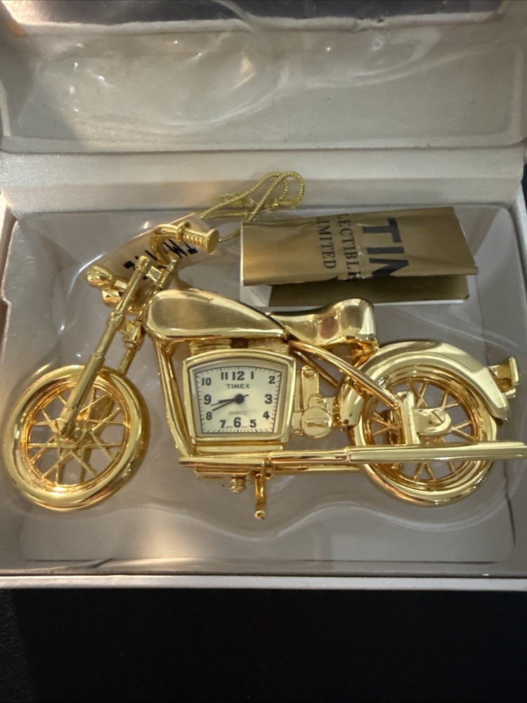 Timex Collectible Motor Cycle Mini-Clock.
