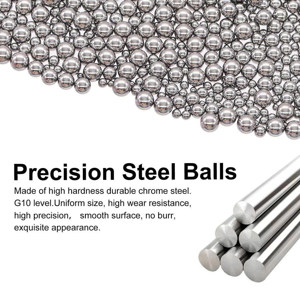 Bicycle Bearing Balls Assorted 490pcs Kit