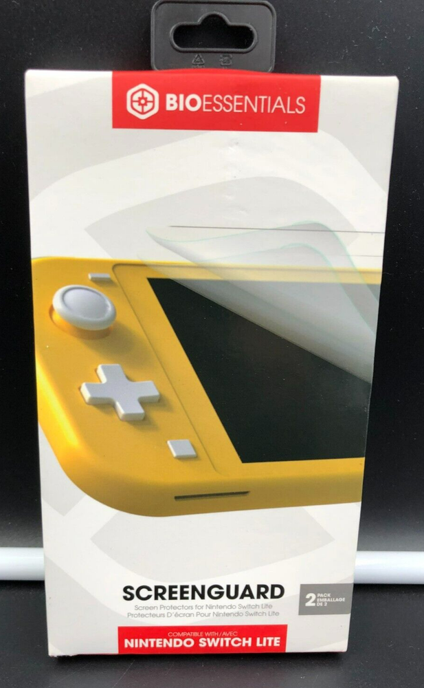 BIOESSENTIALS Nintendo Switch Lite Screen Protectors 2 pack *NEW, SEALED*
