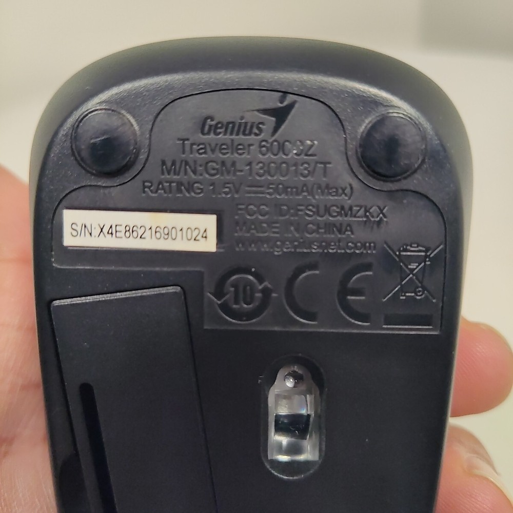 Seenda Wireless Mouse Black 2- Button Noiseless Click 2.4G Plug & Play