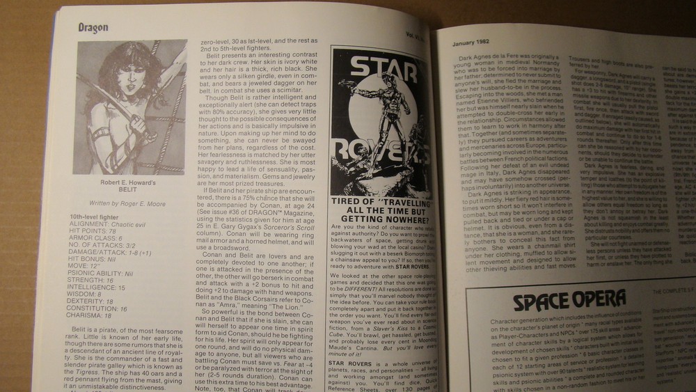 DRAGON MAGAZINE 57 *SOLID COPY* MONSTERS DUNGEONS DRAGONS MODULE STILL ATTACHED