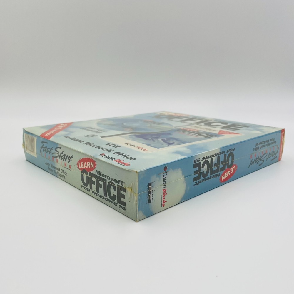 Vintage NEW Microsoft Windows 95 Fast Start Learning CD VCR Video Tutorial 1995