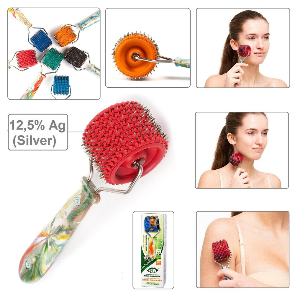 LYAPKO Acupuncture Face Roller Massager Needle Derma Roller Валик Ляпко