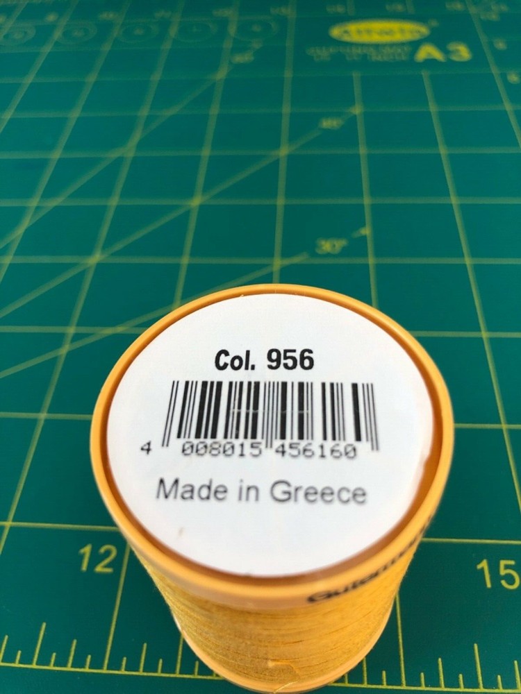 Gutermann Natural Cotton Thread Solids 876yd-Gold,