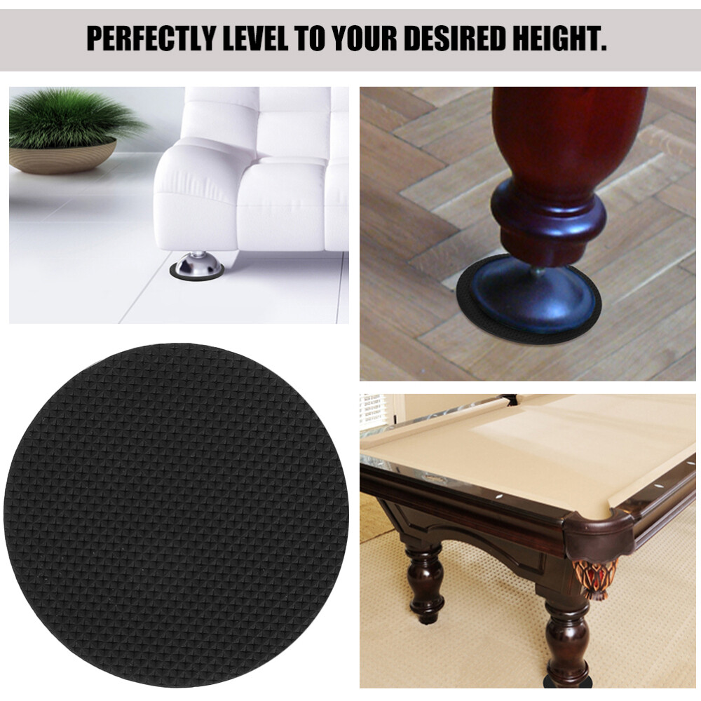 8PCS Household Table Foot Lifting Pad Billiard Adjusted Table Foot Elevating Mat