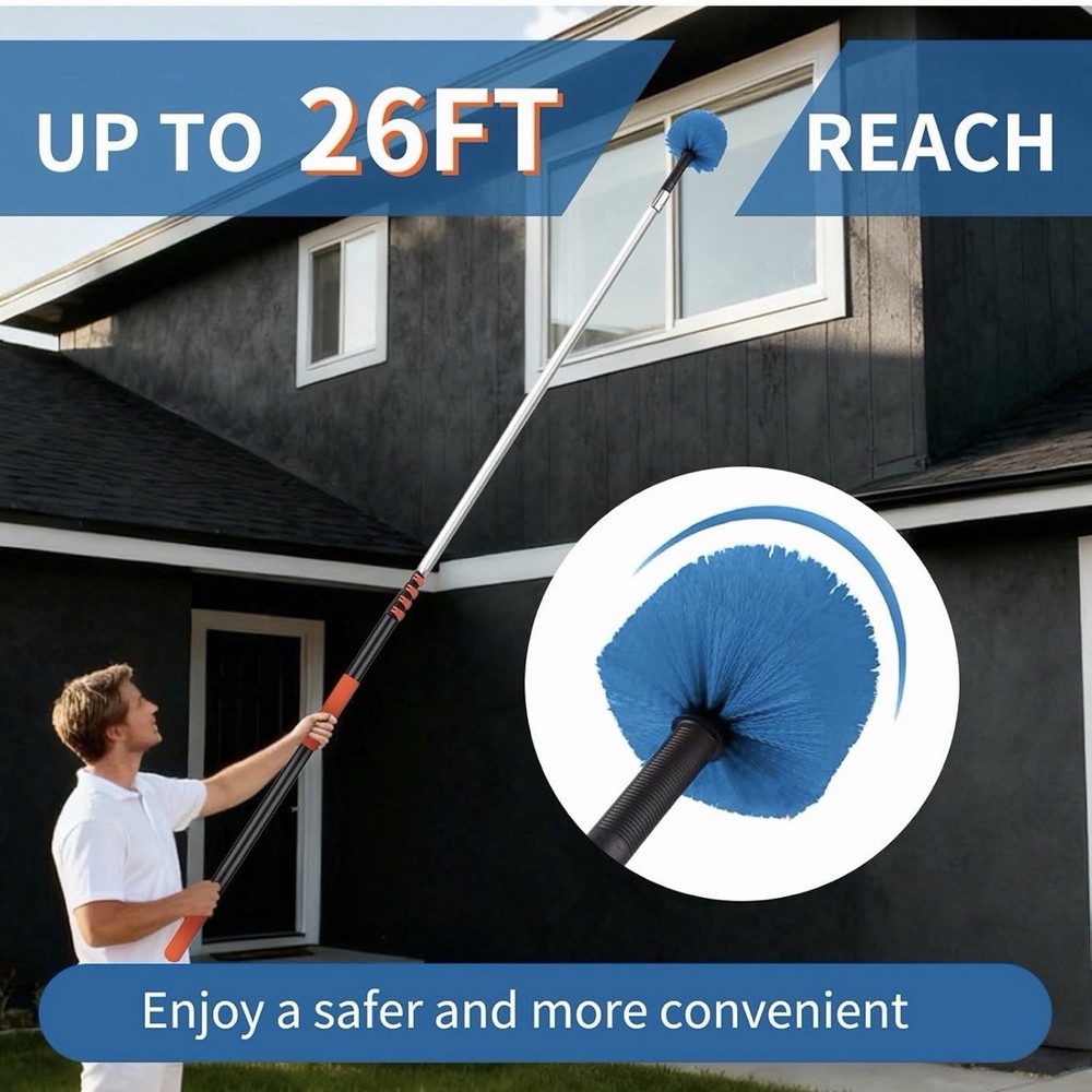 Cobweb Duster with Extension Pole