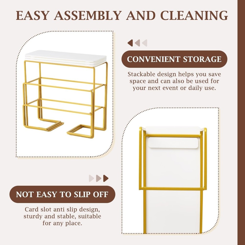 12 Inch 3 Tier Serving Stand Polypropylene Serving Platter Tier Serving Trays