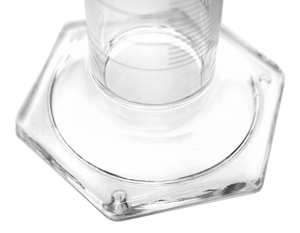Measuring Cylinder, 10ml - ASTM, Class A Tolerance ±0.10ml - Protective Colla...