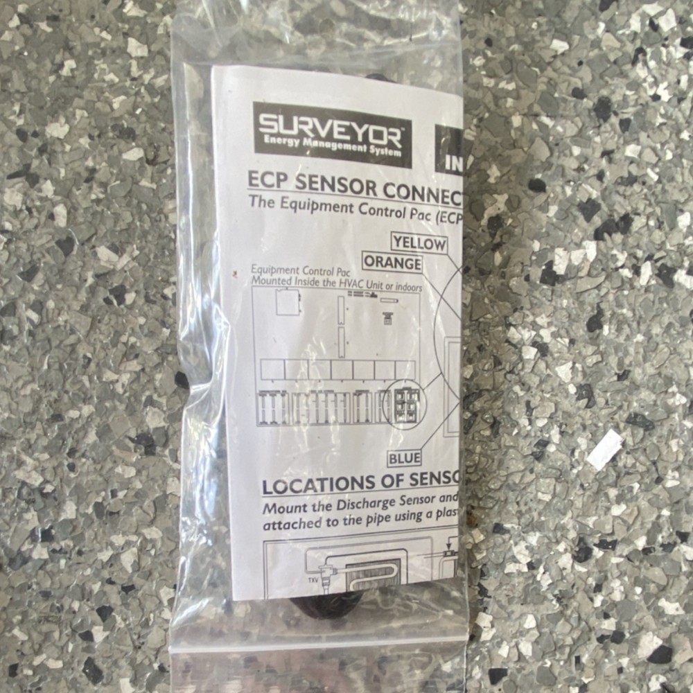 Surveyor ECP Sensor Connector Black HVAC Sensor Connector
