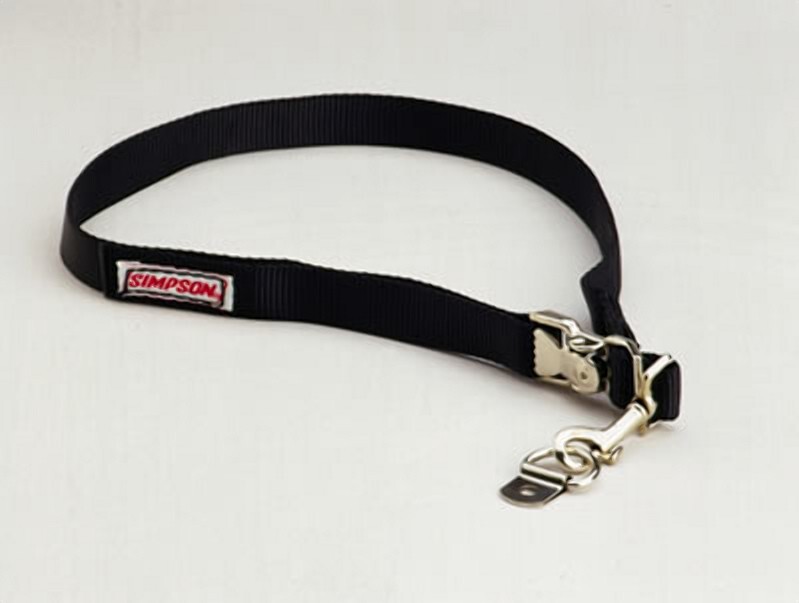 Simpson 36007BK Black Helmet Restraint