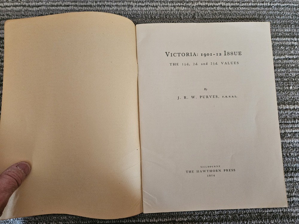 Victoria: 1901-12 Issue: The 1 1/2d, 2d, and 2 1/2d Values (1954 booklet)