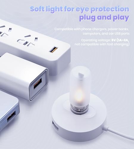 USB Car Interior LED Ambient Light – Touch Control Mood Light with 7 Clear LED