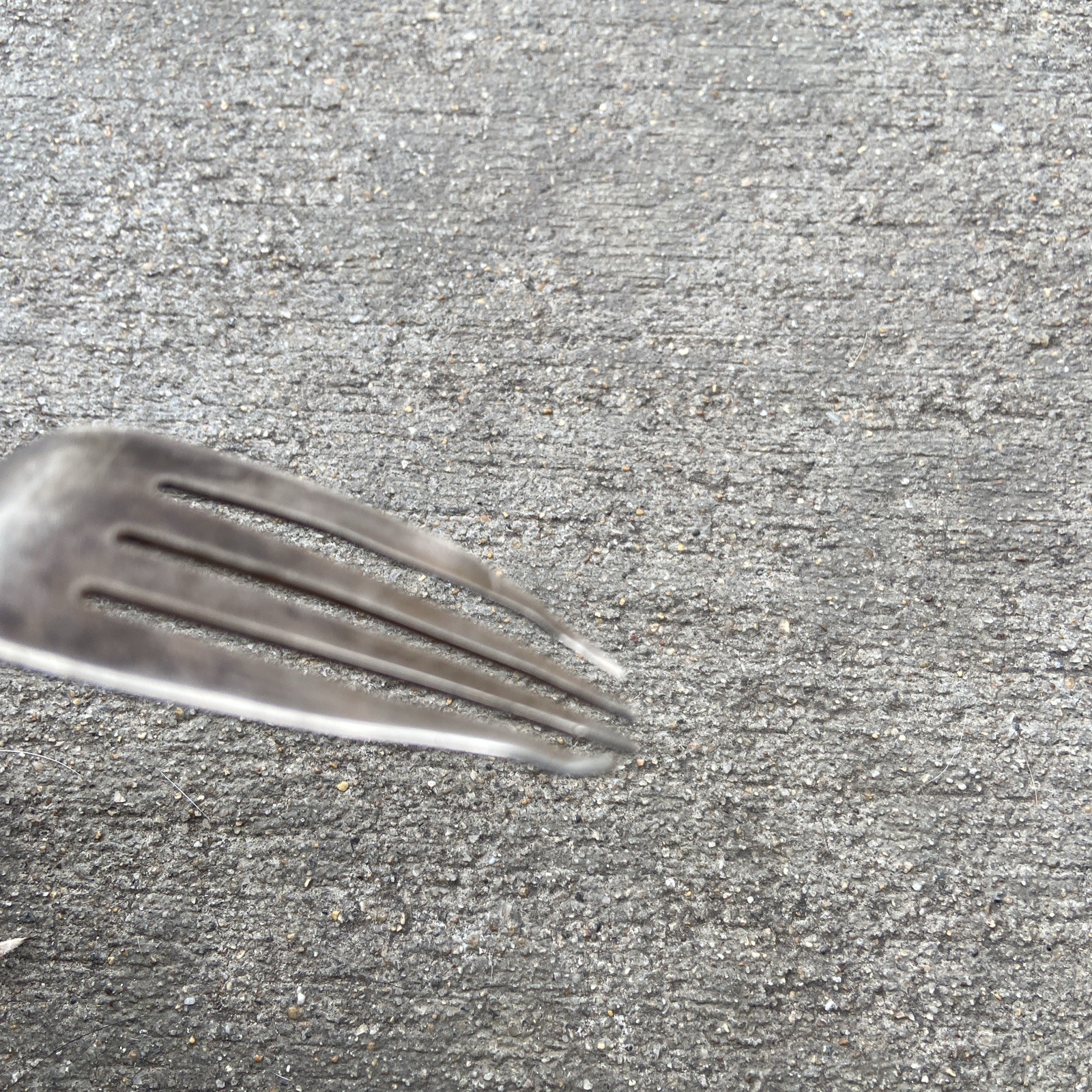 Vintage Korean 70% Sterling Silver Fork