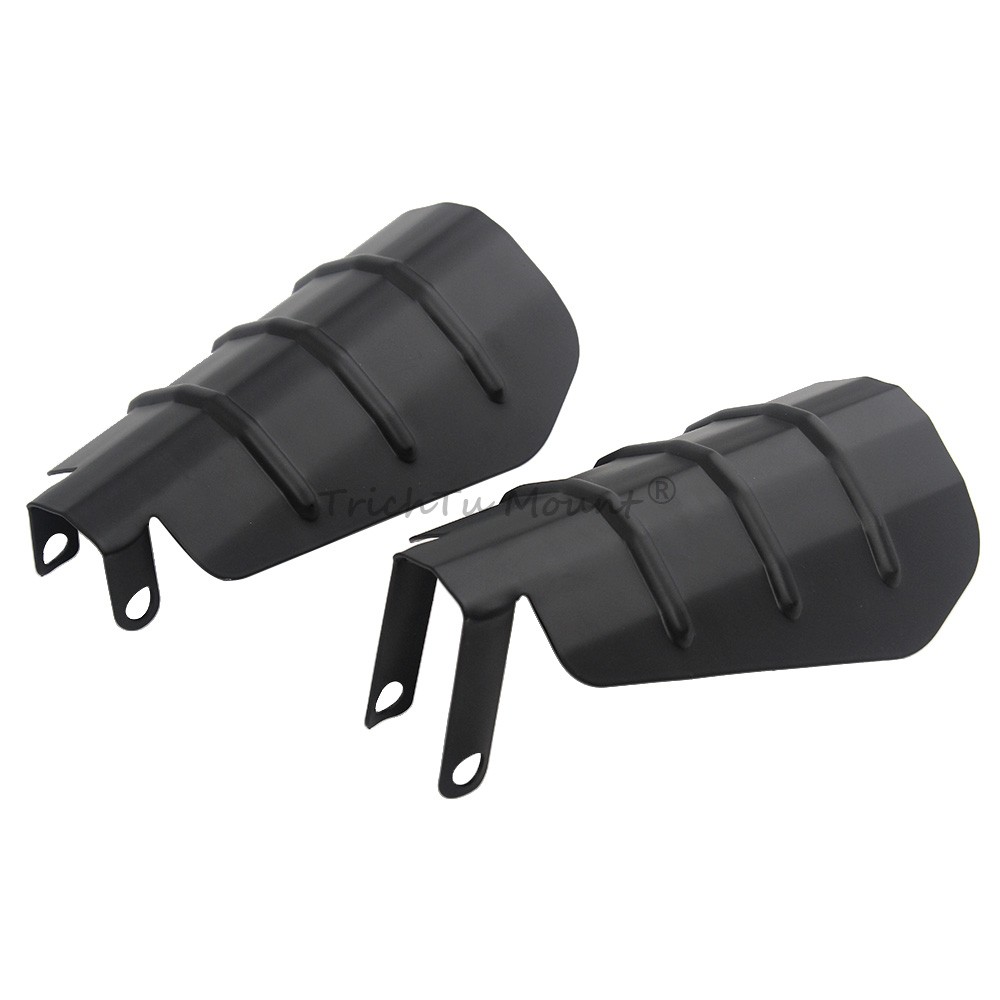 Black Handguards Hand Guards Protector Wind Deflector For Harley Touring Glide