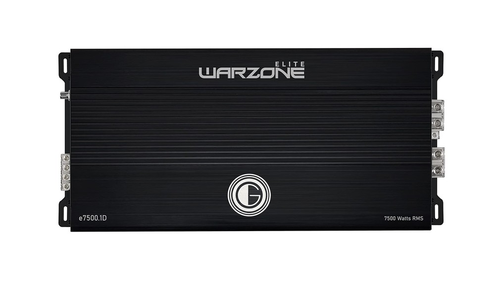 Gravity Audio E7500.1D Warzone 7500W Car Amplifier + Wiring Kit Bundle