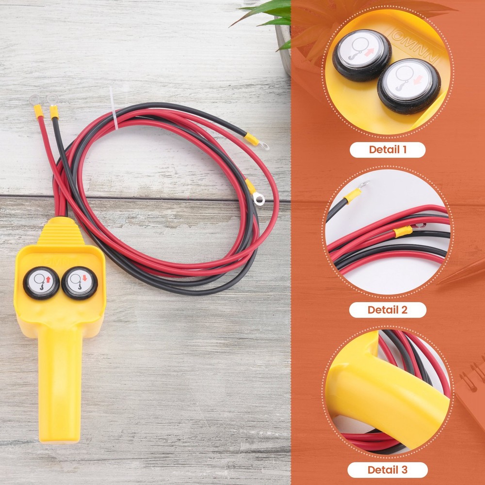 Car Winch Remote Control Winch Remote Control Button Kit Wired Winch3069