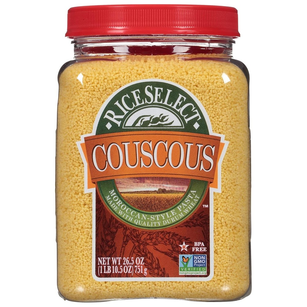 RiceSelect Couscous, Moroccan-Style Wheat Couscous Pasta, Non-GMO,...