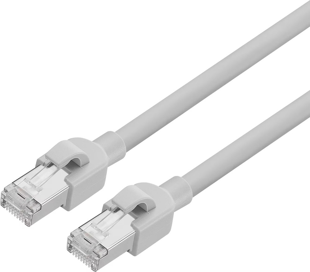 Insignia- 50 ft. Cat 6A Ethernet Cable - Gray