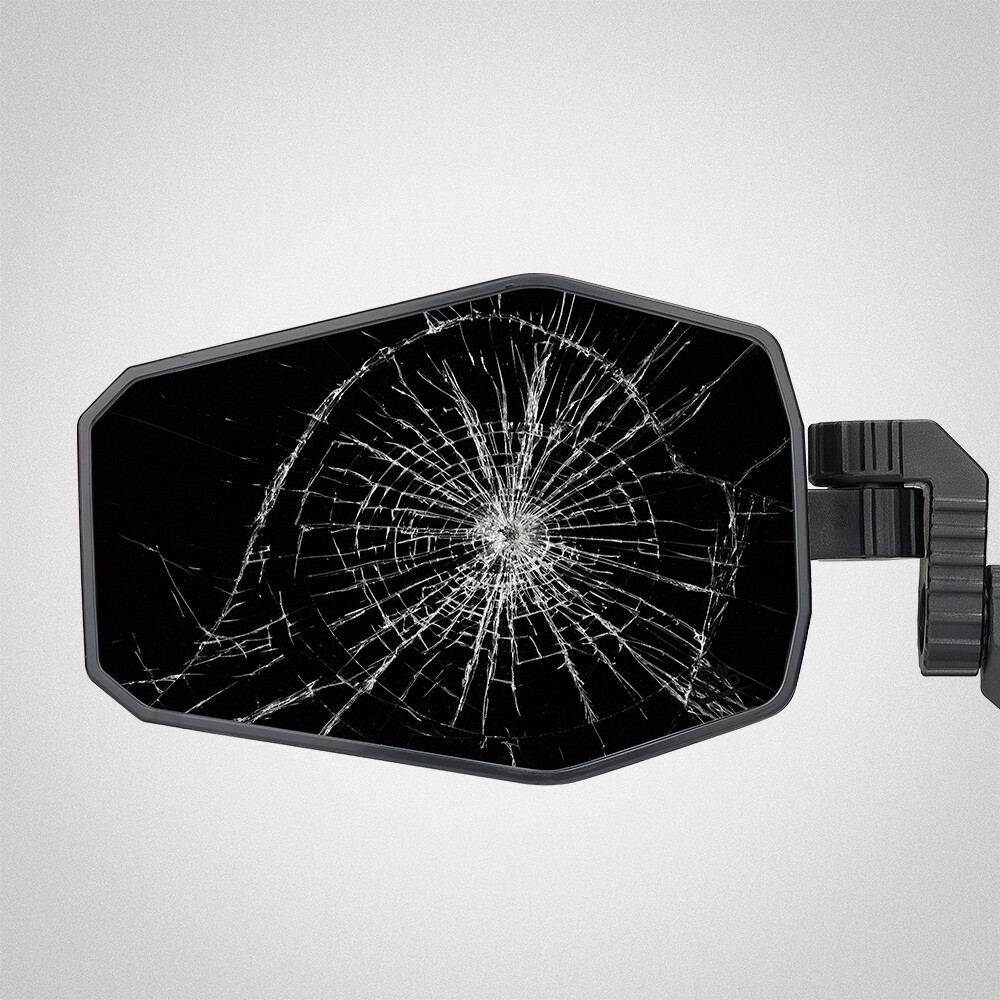 UTV Rear View Side Mirrors Breakaway For Polaris Ranger General Can-Am Defender