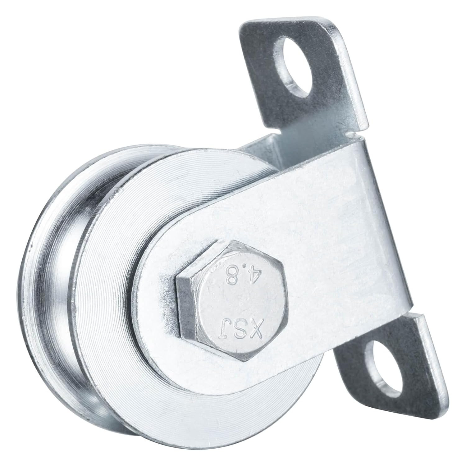 48Mm Cable Pulley Wheel Wall Mount, with Ball Bearings for Wire Rope, for Pulley