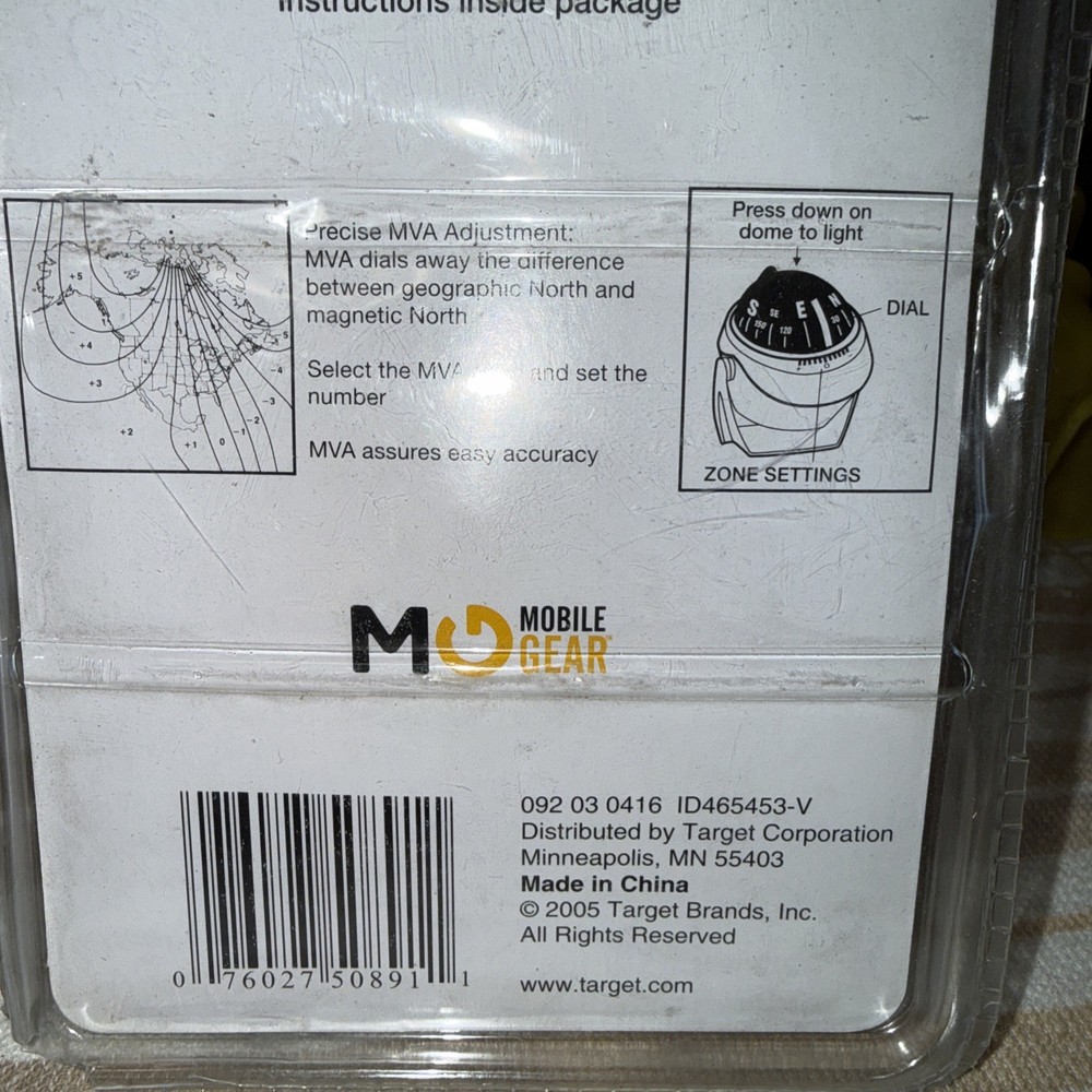 MG Mobile Gear Lighted Compass