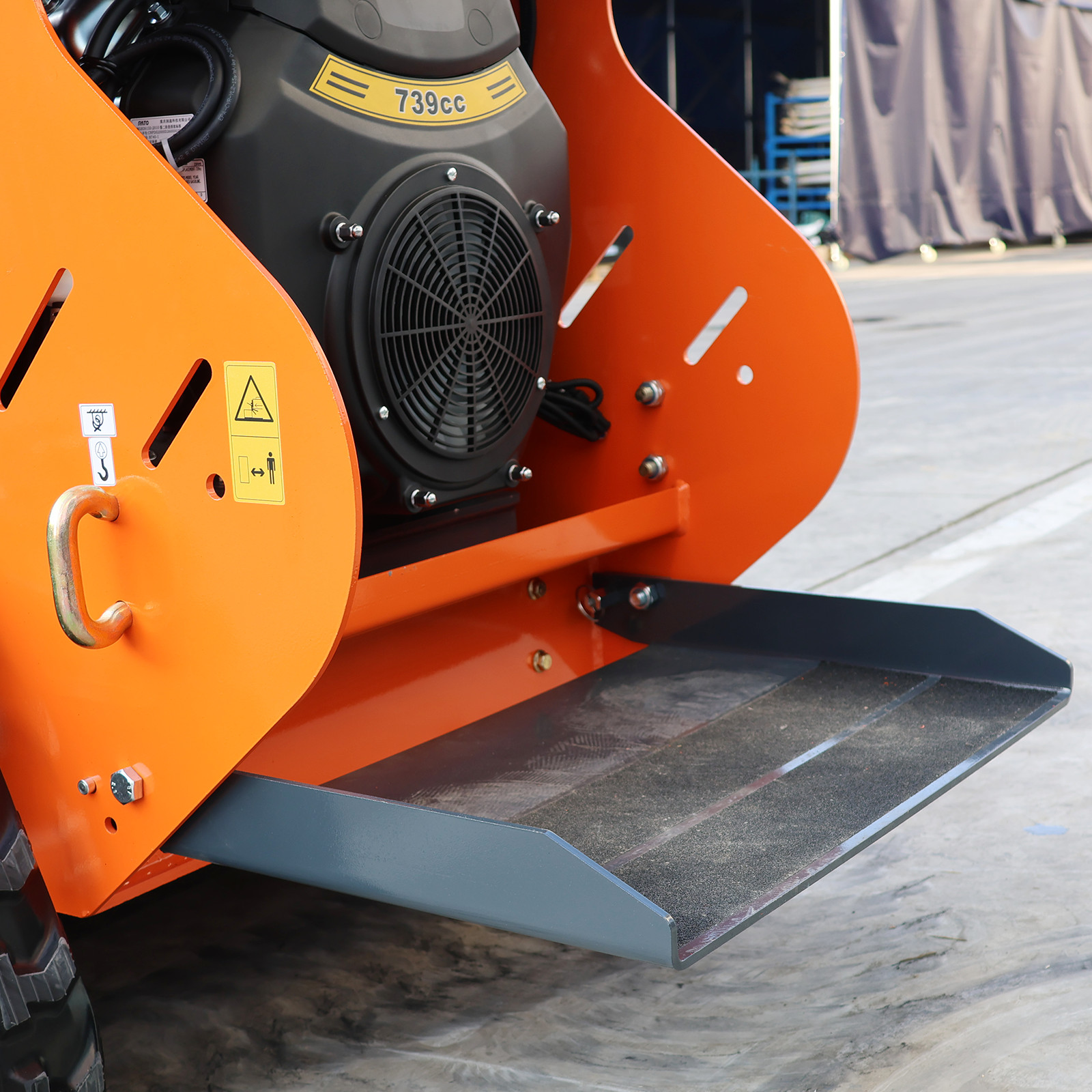 23HP Mini Skid Steer Loader with 3 Attachments, Free Shipping