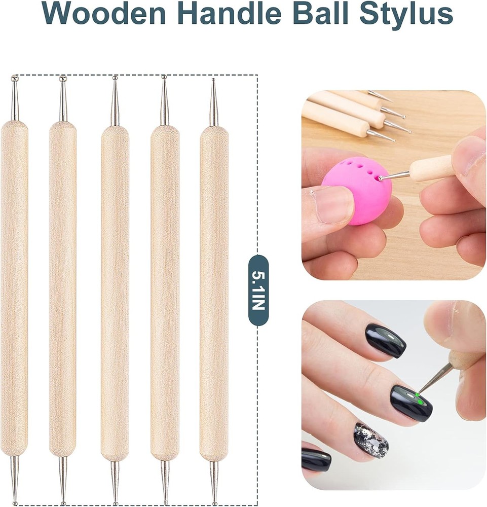 Clay Tools Kit, 25 PCS Ceramics Polymer Clay Sculpting Modeling Pottery Tools