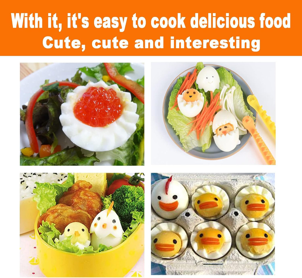 Multi-Functional Household Egg Cut Flower Shaper, Egg Decorator, Delicate Kitche