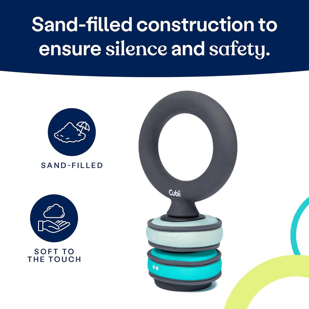 Build Adjustable Kettlebell Set - Includes Two Softrings Removable Interchangea