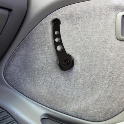 Universal Car Window Handle Winder Riser, Window Crank Window Cranks, Black