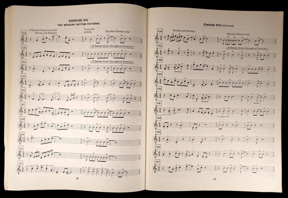 Applied Modal improvisation For Concert Treble Clef Instruments, Dick Grove