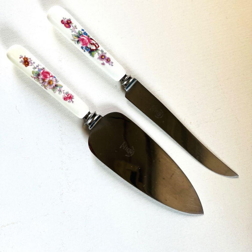 Royal Crown Derby Posy Cake Server Knife