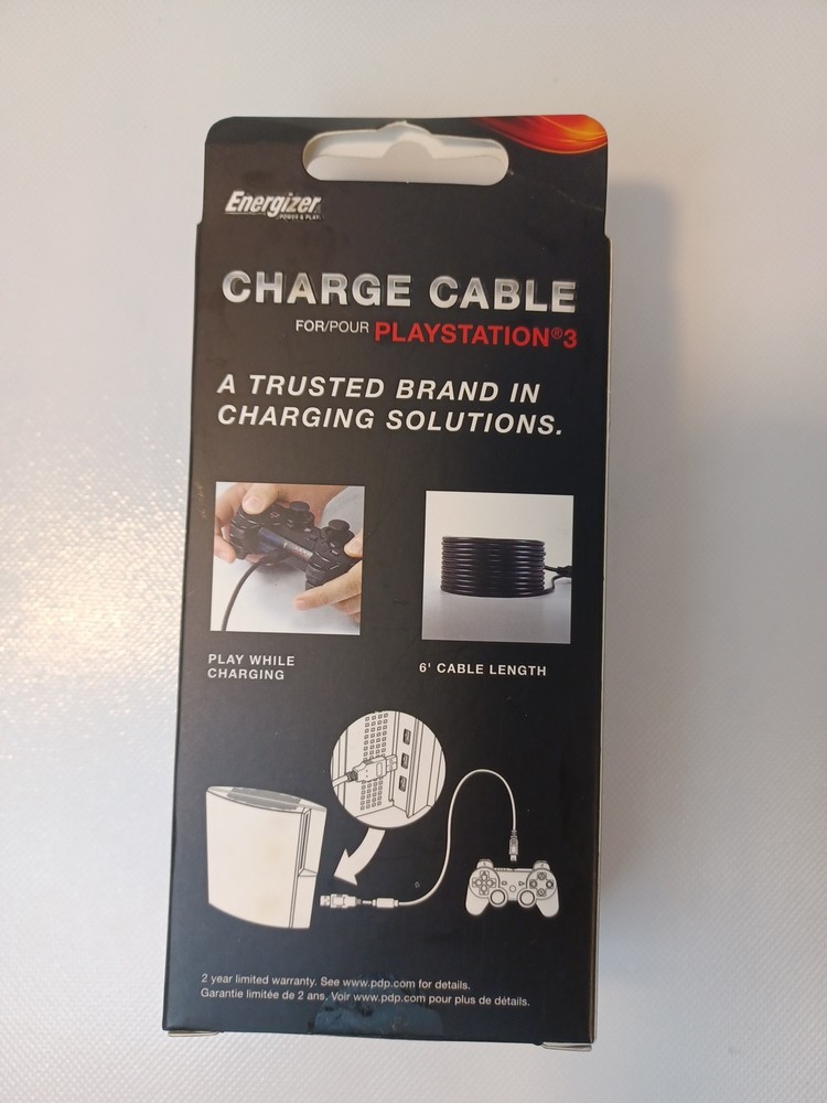Energizer Charge Cable for Playstation 3
