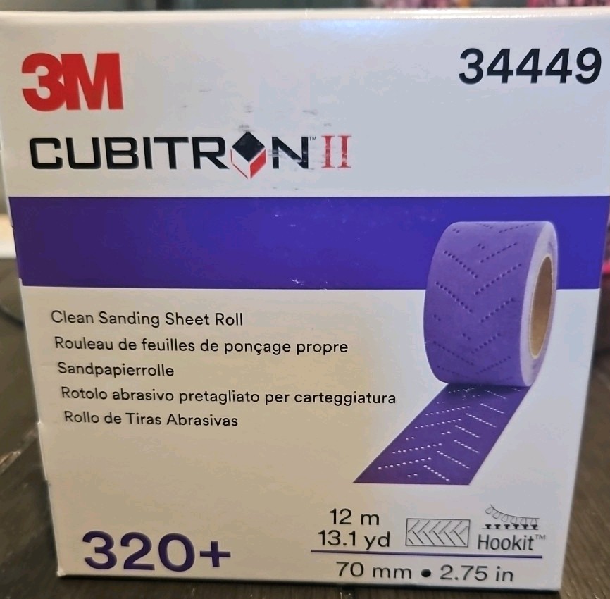 3m 34449 Cubitron II Sanding Roll 320+