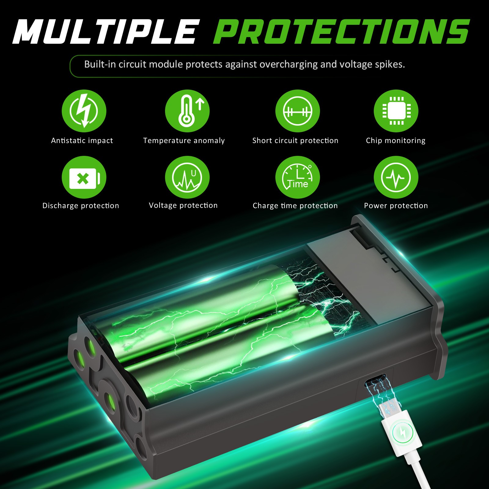 FOR TACTACAM Reveal Lipo Lithium Battery Pack for Reveal X Gen 3.0, 2.0