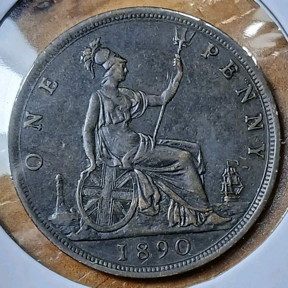 1890 Great Britain Large Penny