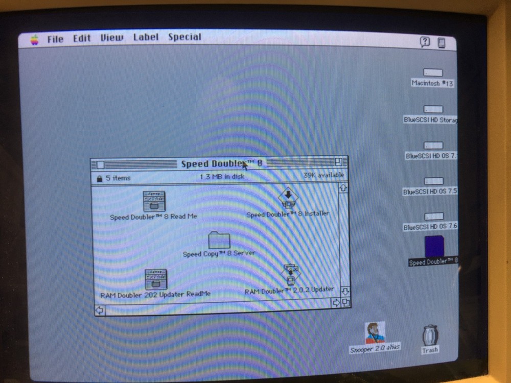 Vintage Macintosh software : SPEED DOUBLER 8 - Manual and Software