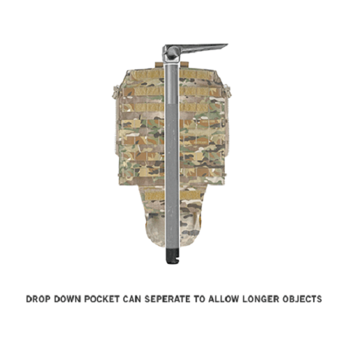 Crye Precision MOLLE Zip-On Panel 2.0 - MultiCam - Small / Medium