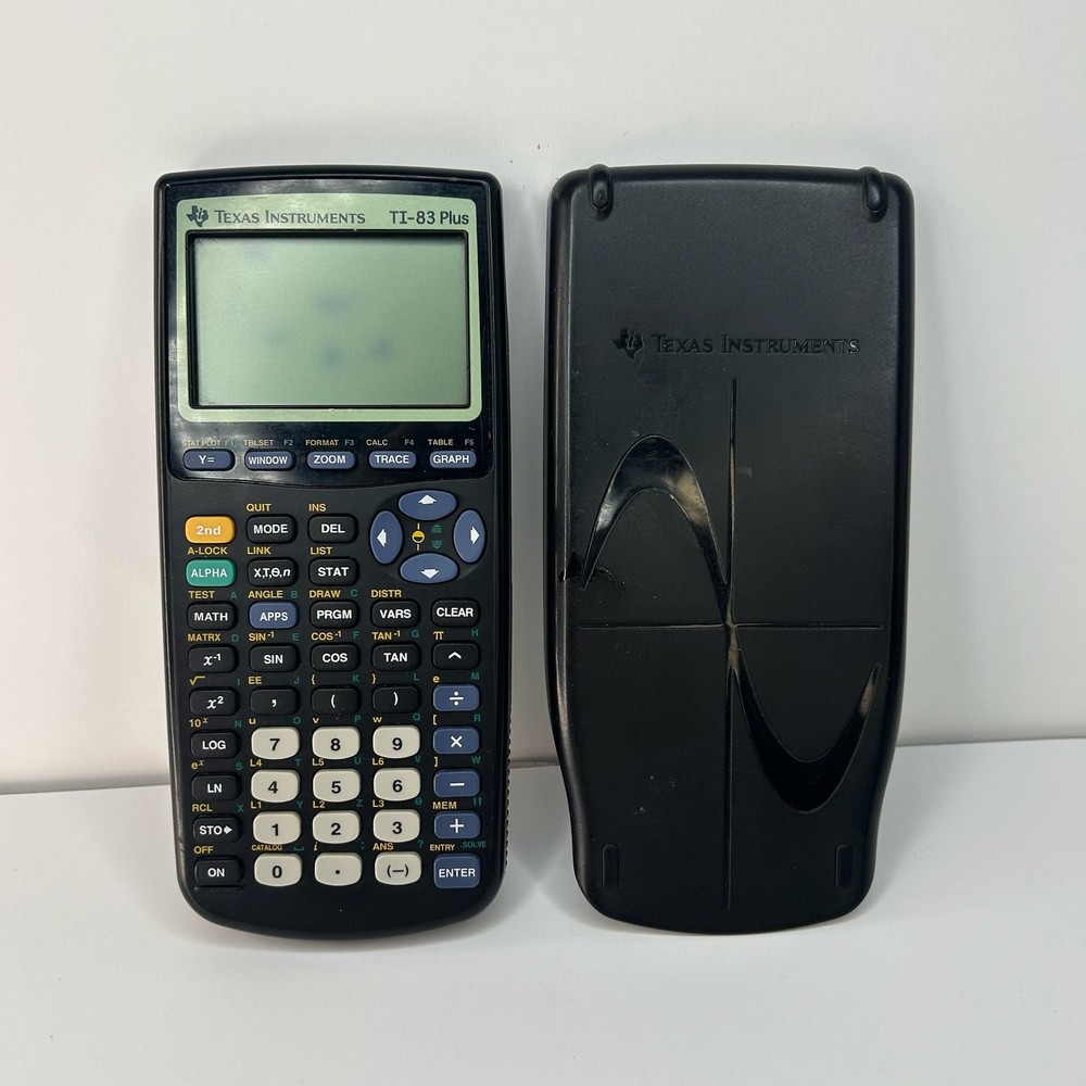 Texas Instruments TI-83 Plus Graphing Calculator Tested Working