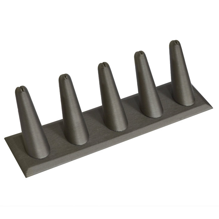 5 Finger Ring Display Grey Ring Display Gray Ring Display Stand Showcase Display