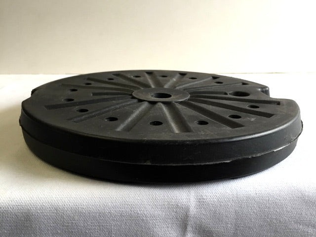 9-5/8" Round Plastic Lamp Base Counterweight