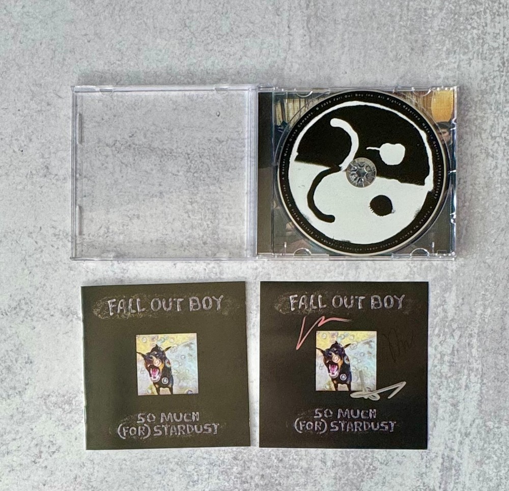 Fall Out Boy So Much (for) Stardust Box, CD, Autographed Insert