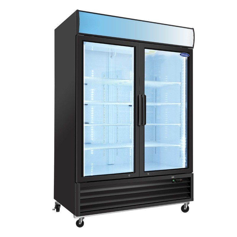 54" Glass Door Merchandiser Freezer 44.7Cu.ft Commercial Display Upright Freezer