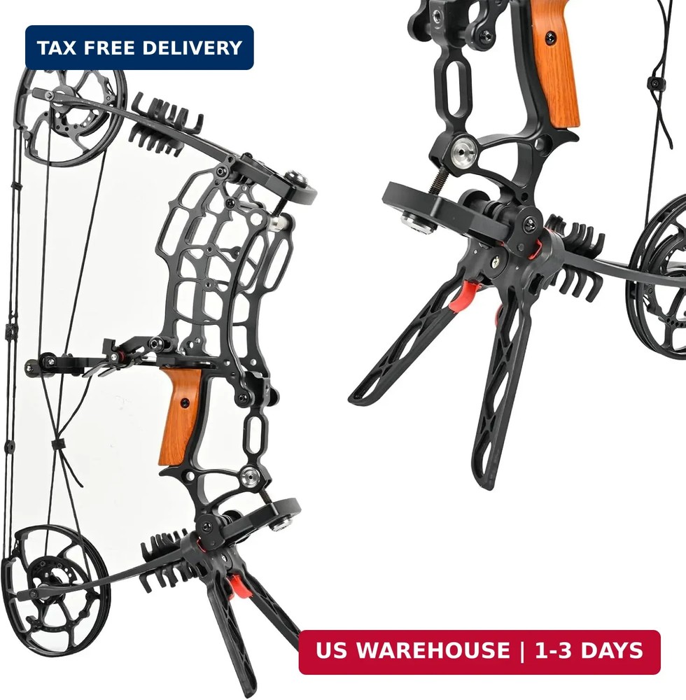 Archery Bow Stand - Bow Jack - Folding Bow Stands for Compound Bow - Removable B