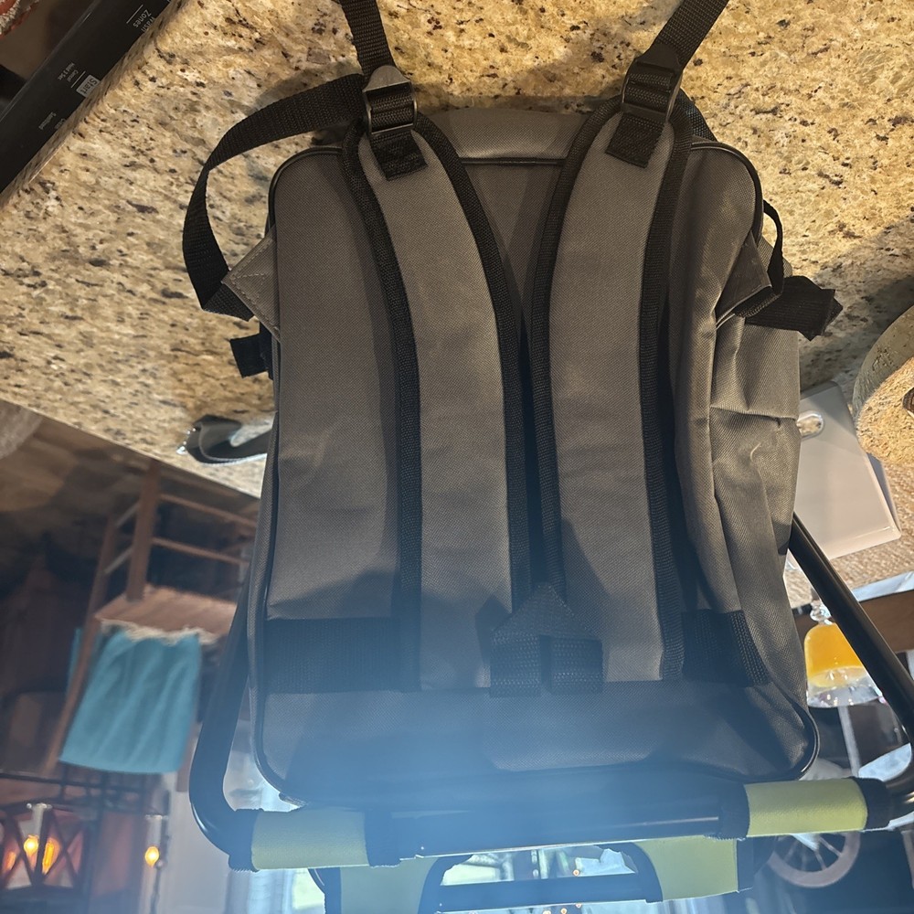 Camco Camping Stool Backpack, Cooler Green NEW