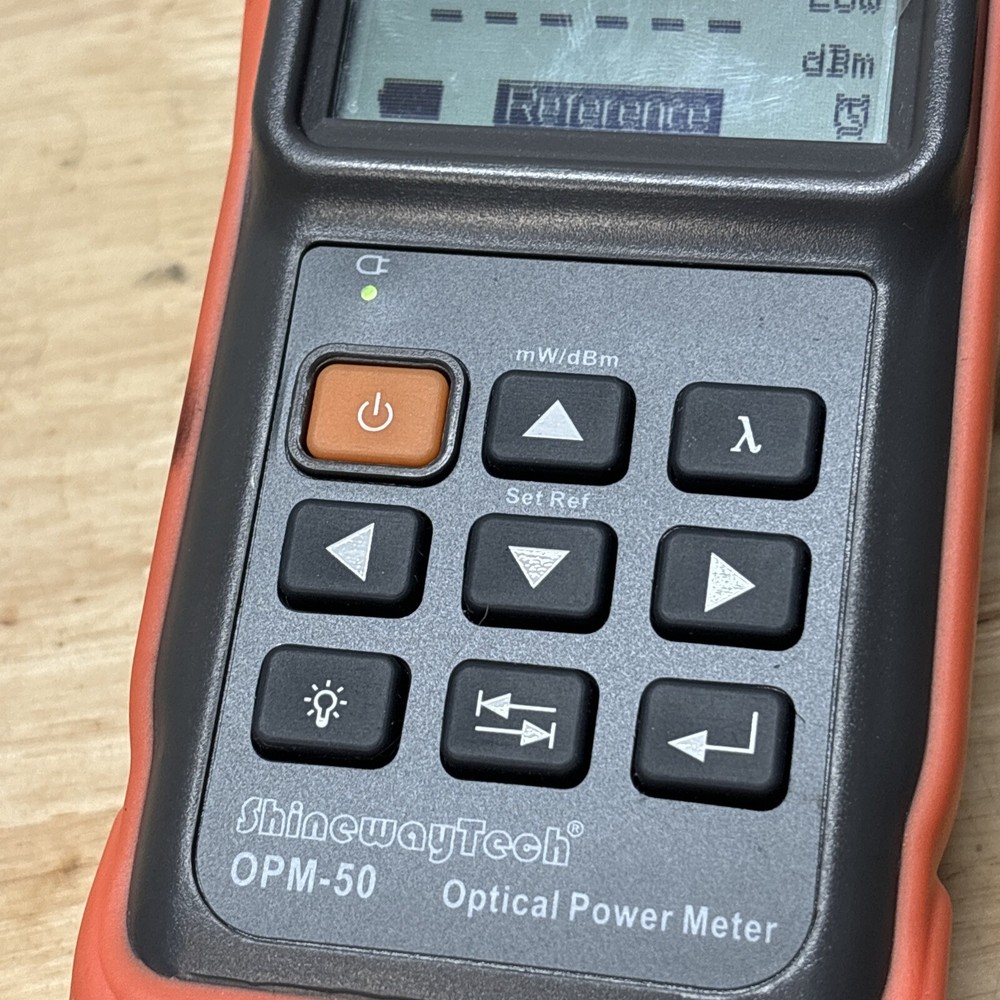 ShinewayTech OPM-50a Intelligent Optical Power Meter Read