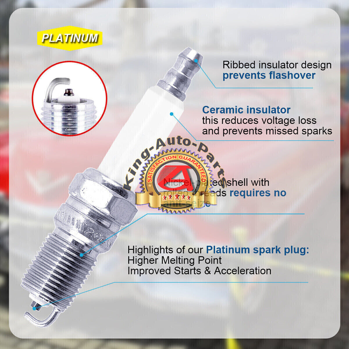 GM01 Distributor & AcDelco Spark Plugs & Wires for 96-02 GMC Cadillac Chevy 5.7L