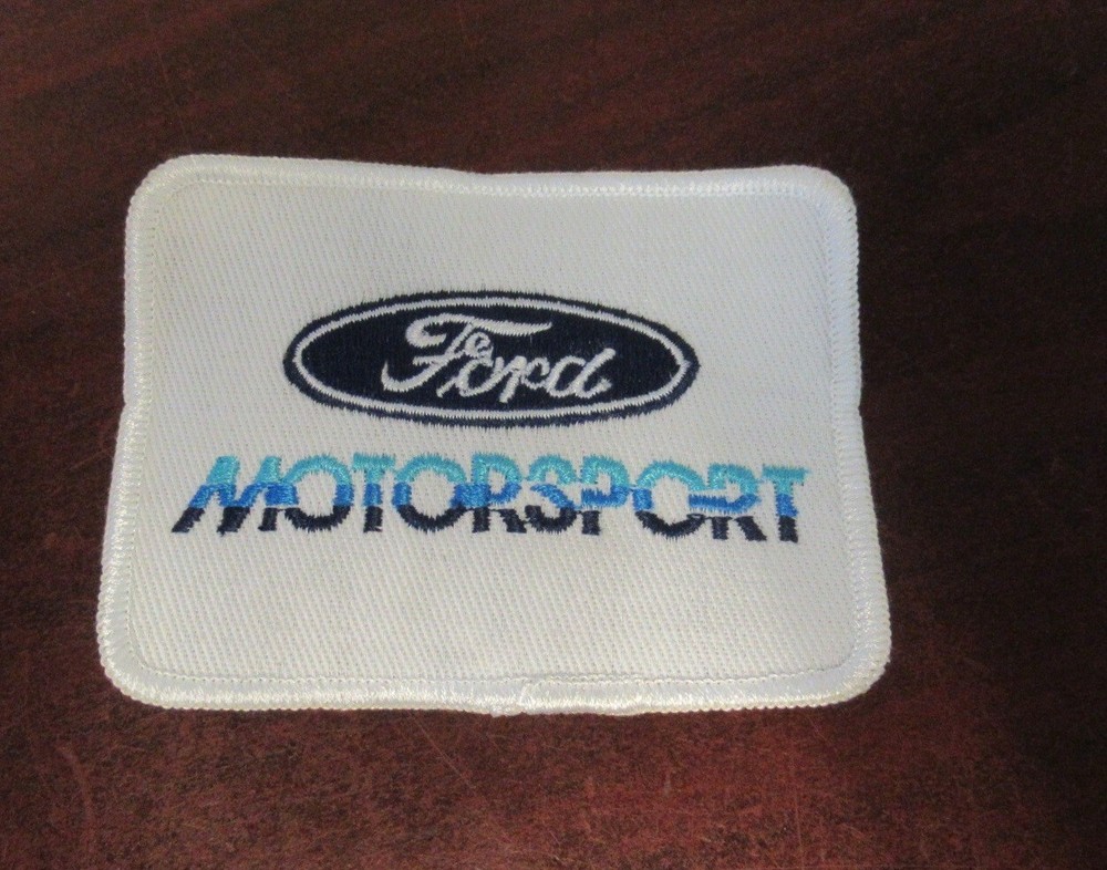 NOS Ford Motorsport White & Blue Patch