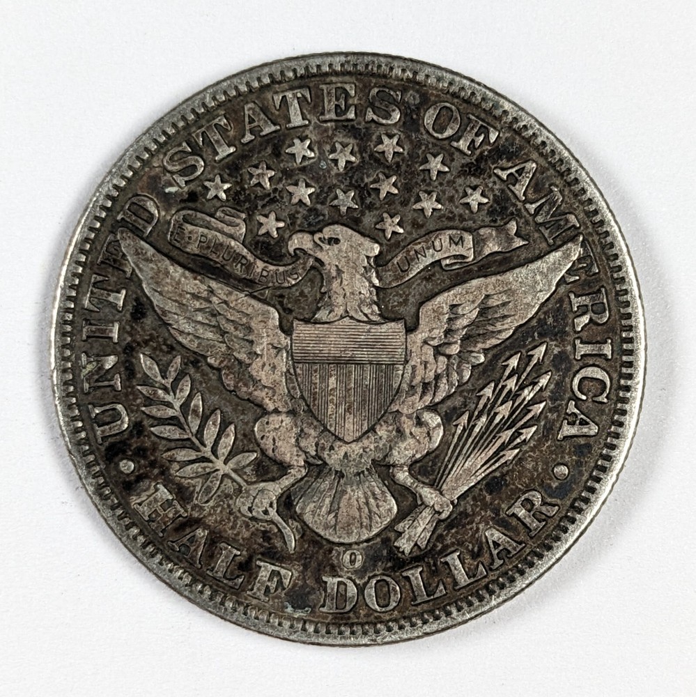 1909 O Barber Silver Half Dollar VF